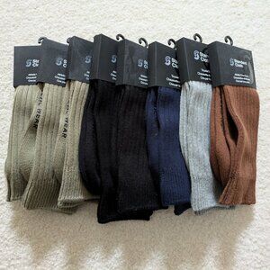 8 Pairs Bundle for Cotton Athletic Crew Socks